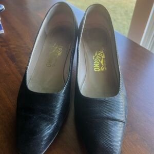Vintage Black Salvatore Ferragamo Pumps